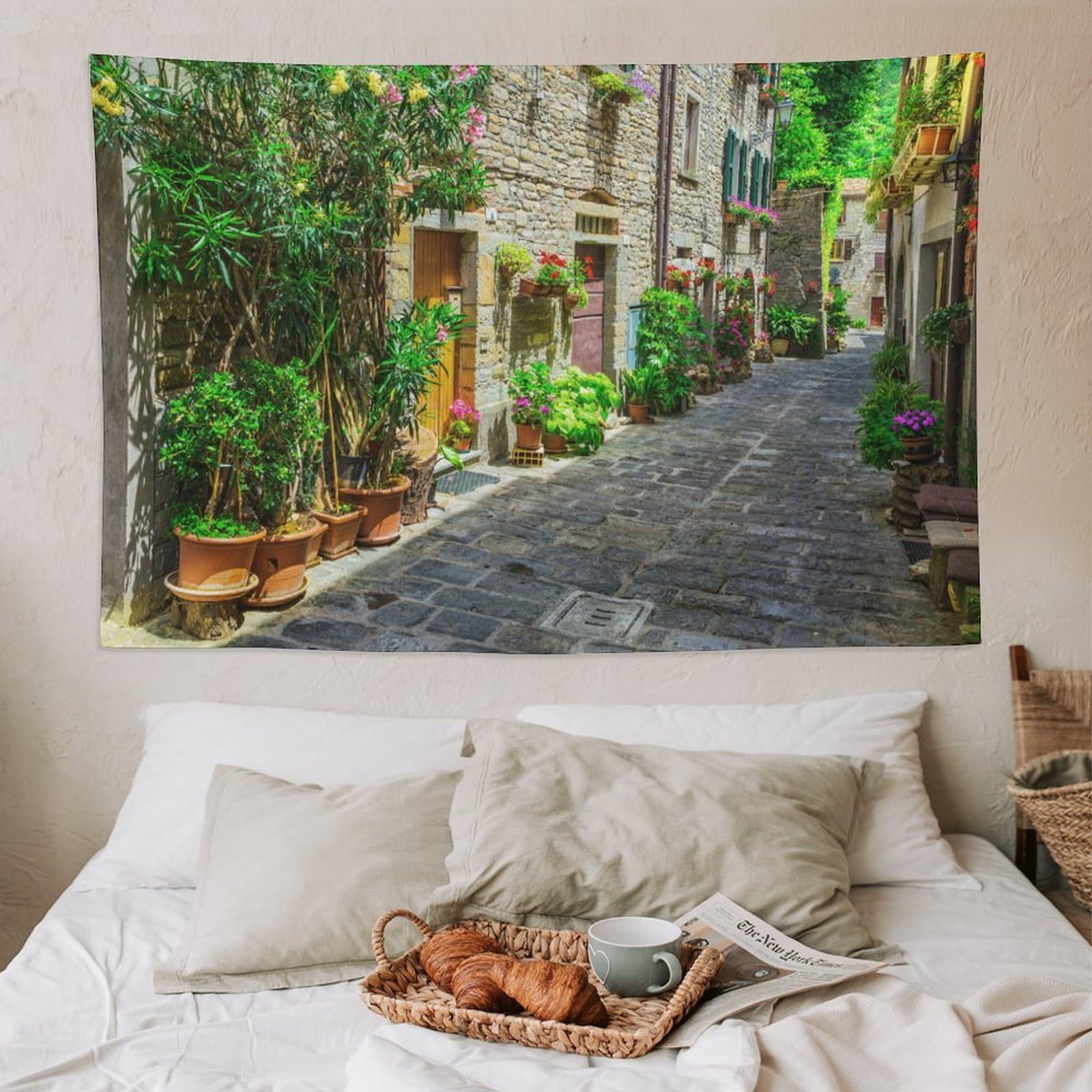 Amazon.com: ZhiRain Italy Tuscan Tapestry Wall Hanging Doorway